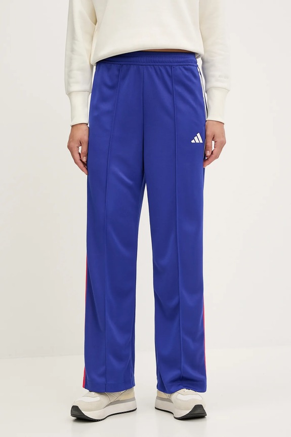 adidas spodnie dresowe Tiro aplikacja niebieski JW6811