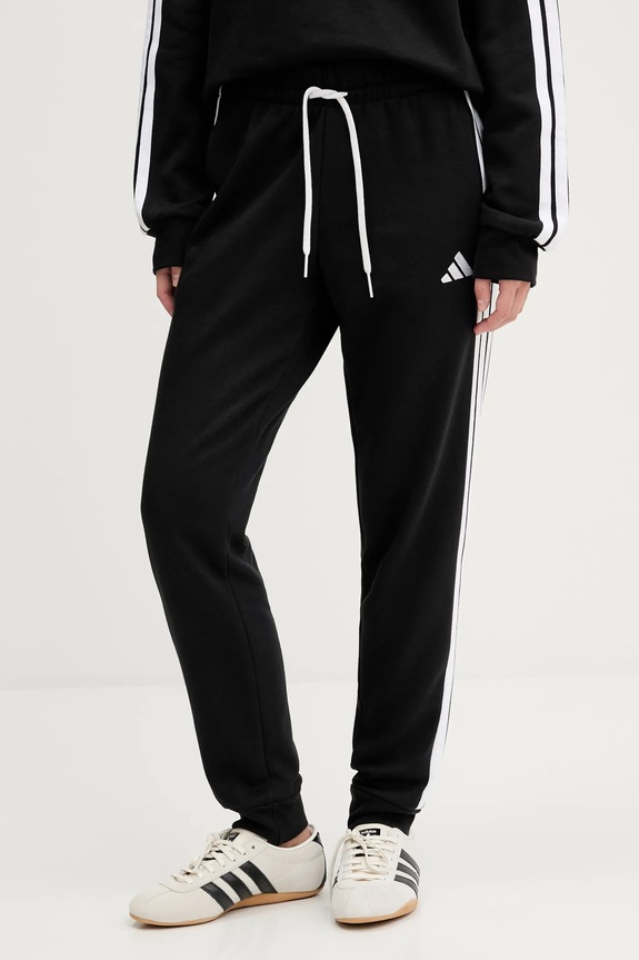 Tepláky adidas Essentials pletenina černá JX2543