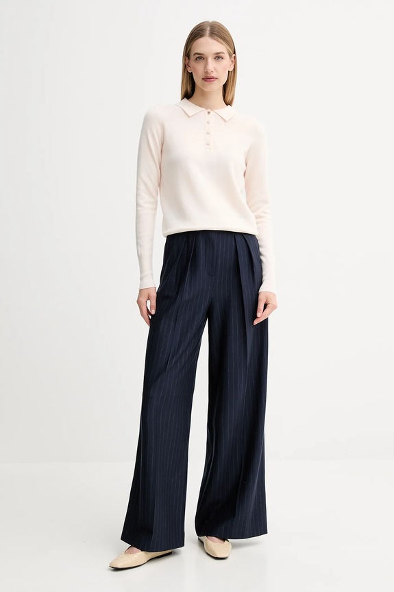 MM by Max Mara pantaloni GELA 2526786037600 blu navy AW25