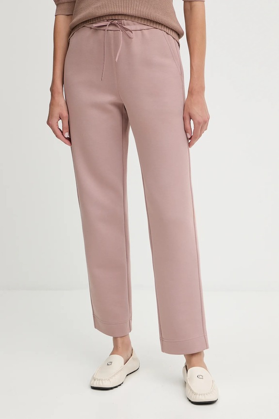 MM by Max Mara spodnie dresowe FURIO dzianina różowy 2526786087600