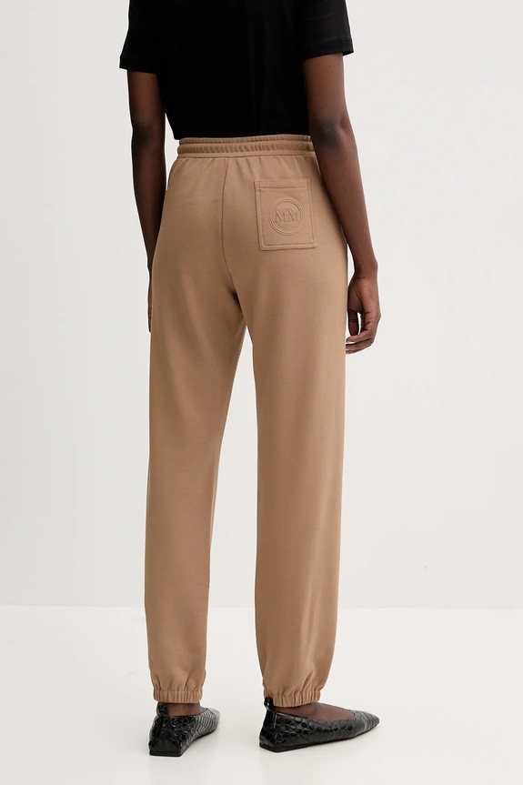 Îmbrăcăminte MM by Max Mara pantaloni de trening LEVICO 2526786088600 maro