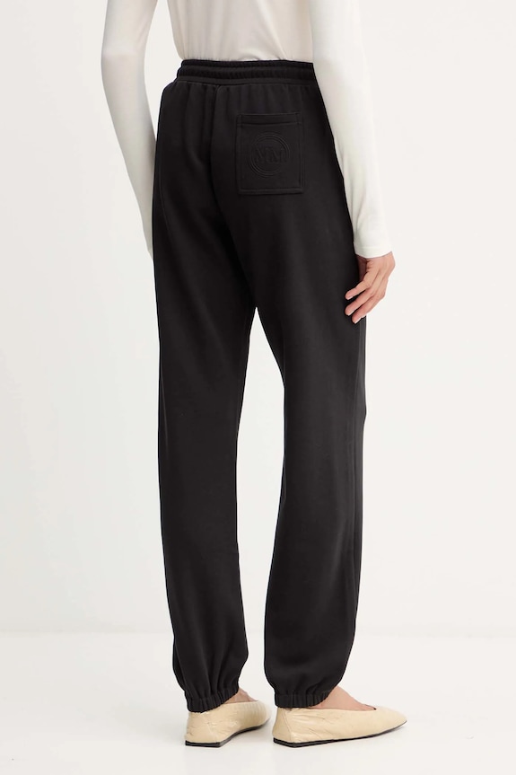 Îmbrăcăminte MM by Max Mara pantaloni de trening LEVICO 2526786088600 negru