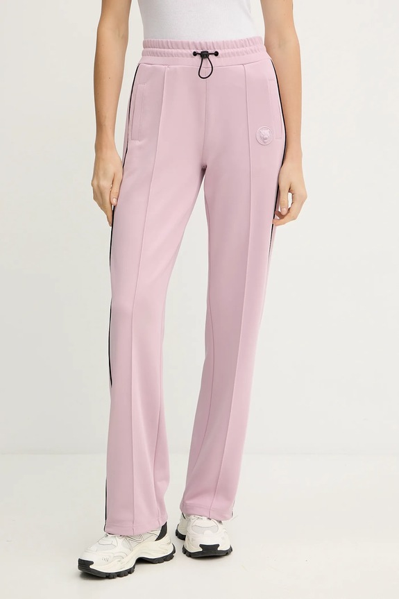 PLEIN SPORT melegítőnadrág aplikációval rózsaszín FAEC.WJT2152.STE003N