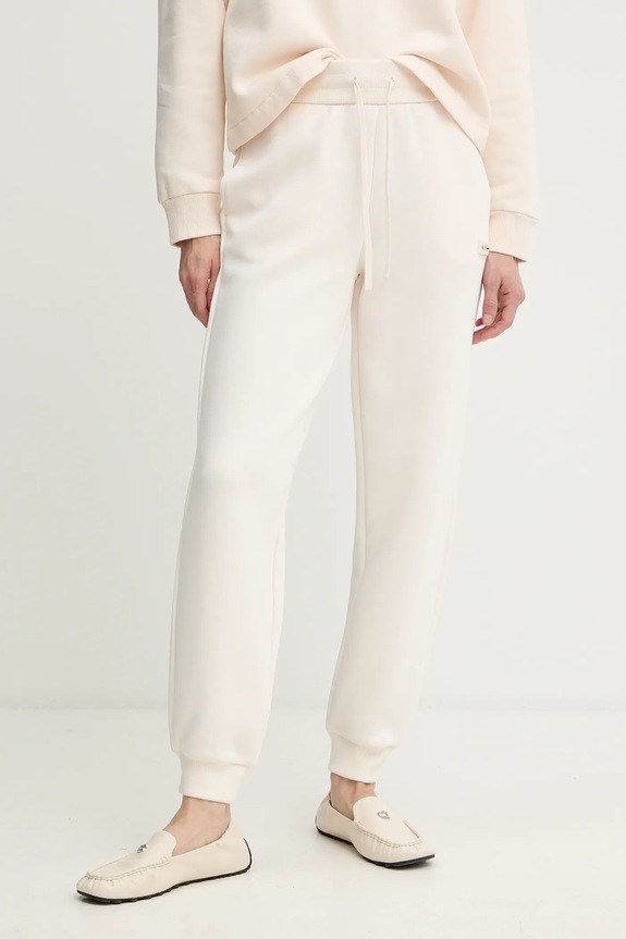 Armani Exchange pantaloni tuta maglia beige XW001287.AF16134