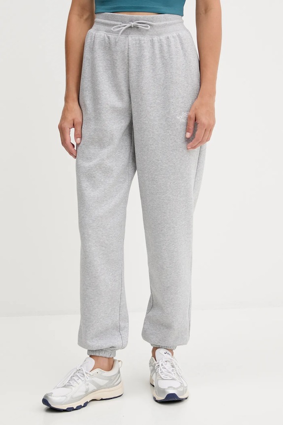 The North Face spodnie dresowe Essential Relaxed dzianina szary NF0A8C1GDYX1