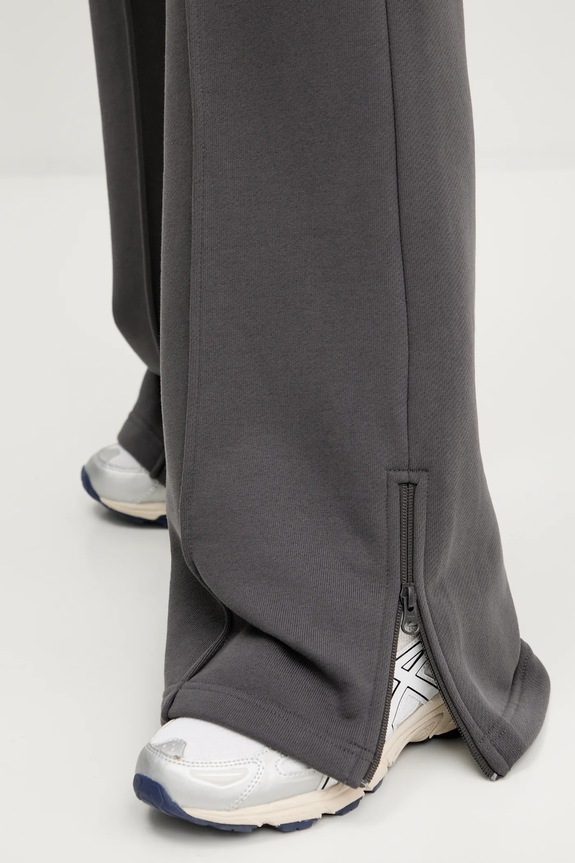 The North Face spodnie dresowe bawełniane szary NF0A8DZ4RHI1