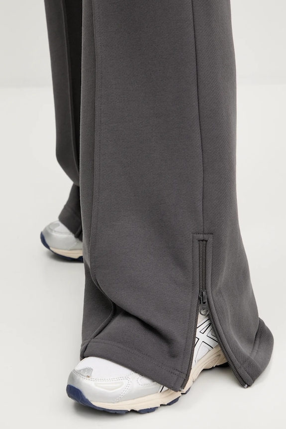 The North Face spodnie dresowe bawełniane szary NF0A8DZ4RHI1