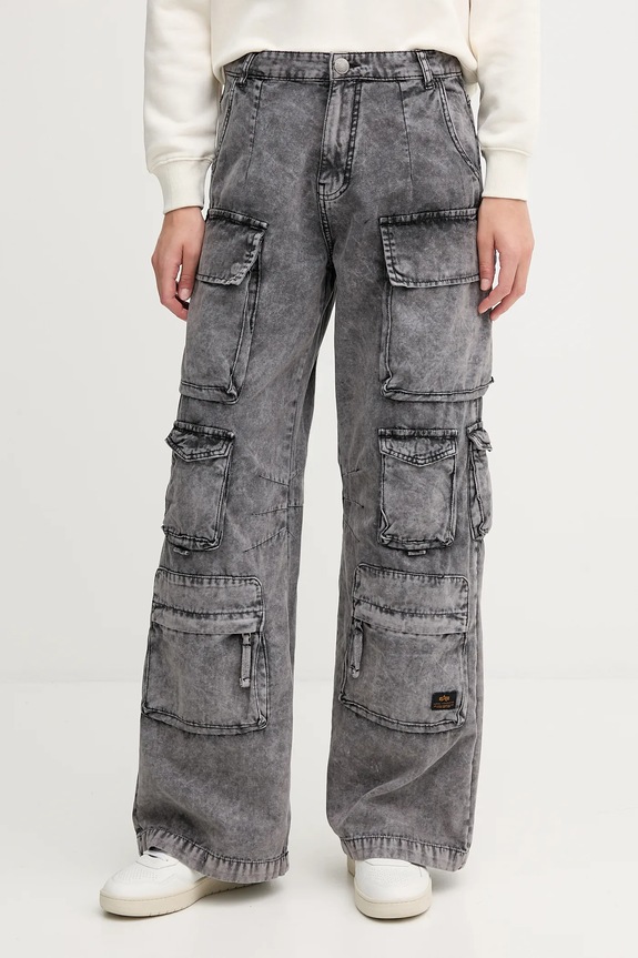 Τζιν παντελόνι Alpha Industries γκρί 148022.03