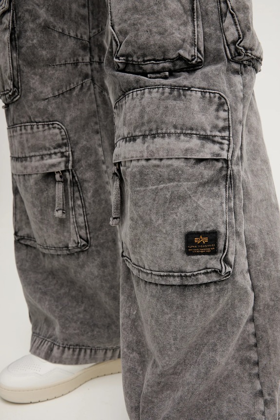 Τζιν παντελόνι Alpha Industries γκρί 148022.03