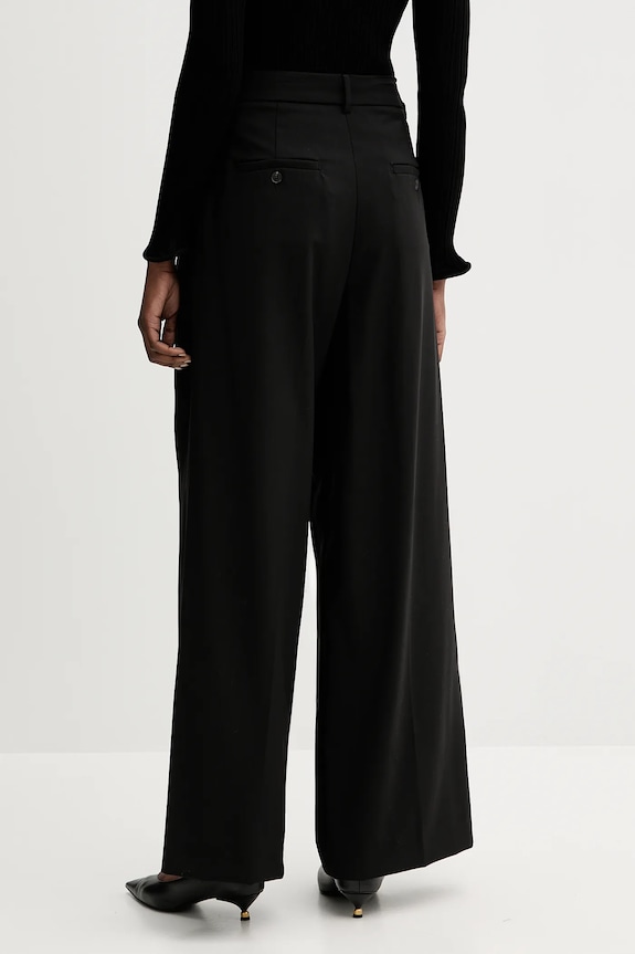 Oblečení Vlněné kalhoty Weekend Max Mara ADELFI 2525136072600 černá