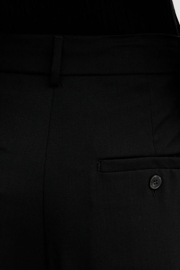 Vlněné kalhoty Weekend Max Mara ADELFI černá 2525136072600