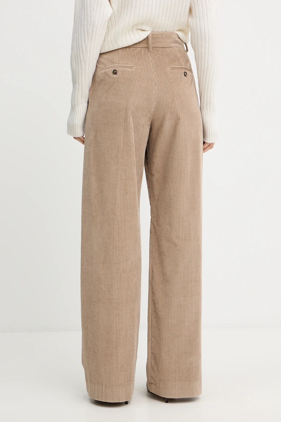 Abbigliamento Weekend Max Mara pantaloni in velluto a coste TANIA 2525136092600 beige