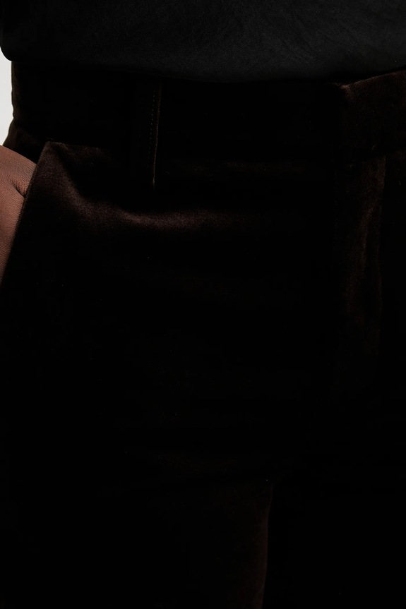 ZADIG&VOLTAIRE bársony nadrág barna WWPA01868