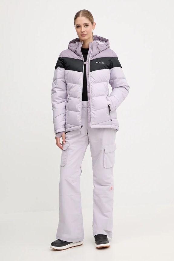 Παντελόνι σκι Columbia Coreshot 2133501 μωβ AW25