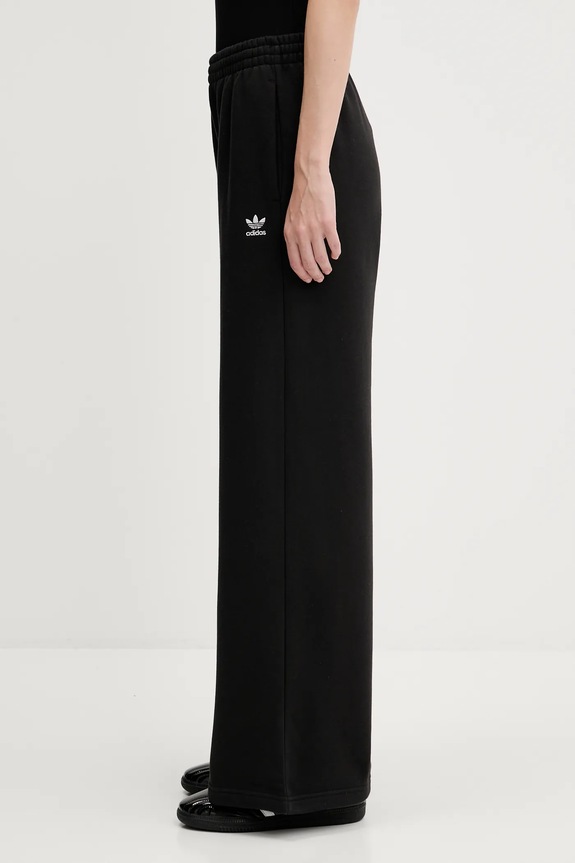Tepláky adidas Originals Essentials Wide Leg Fleece JX5251 černá SS26
