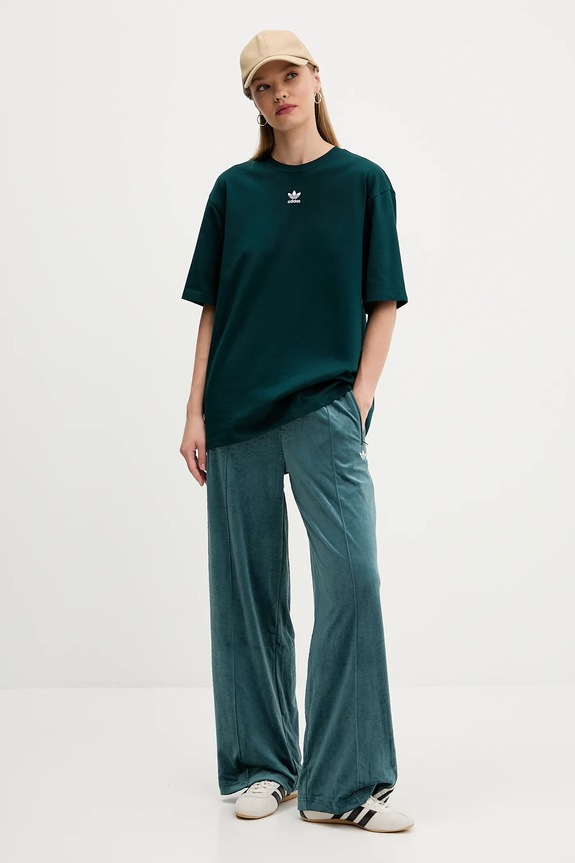 adidas Originals pantaloni de trening din velur Fb Liberty Tp JW5268 turcoaz AW25