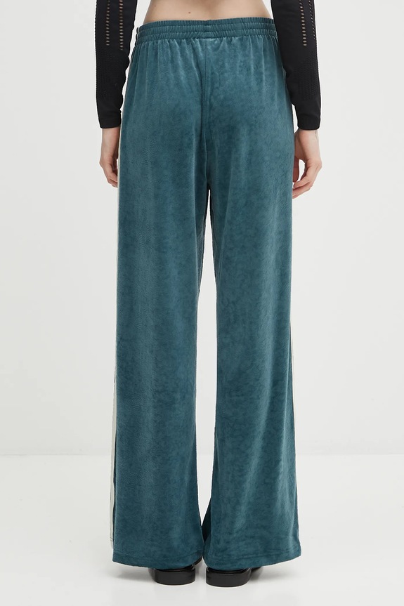 adidas Originals velour sweatpants Fb Liberty Tp JW5268 turquoise AW25