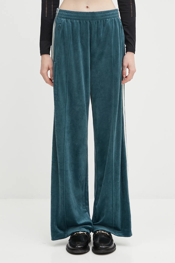 Clothing adidas Originals velour sweatpants Fb Liberty Tp JW5268 turquoise
