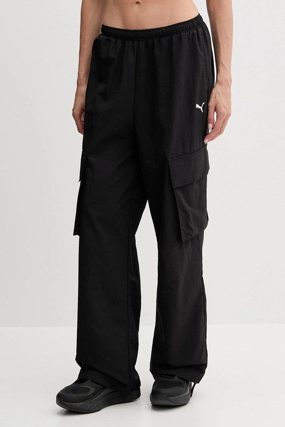 Puma pantaloni drept negru 629756