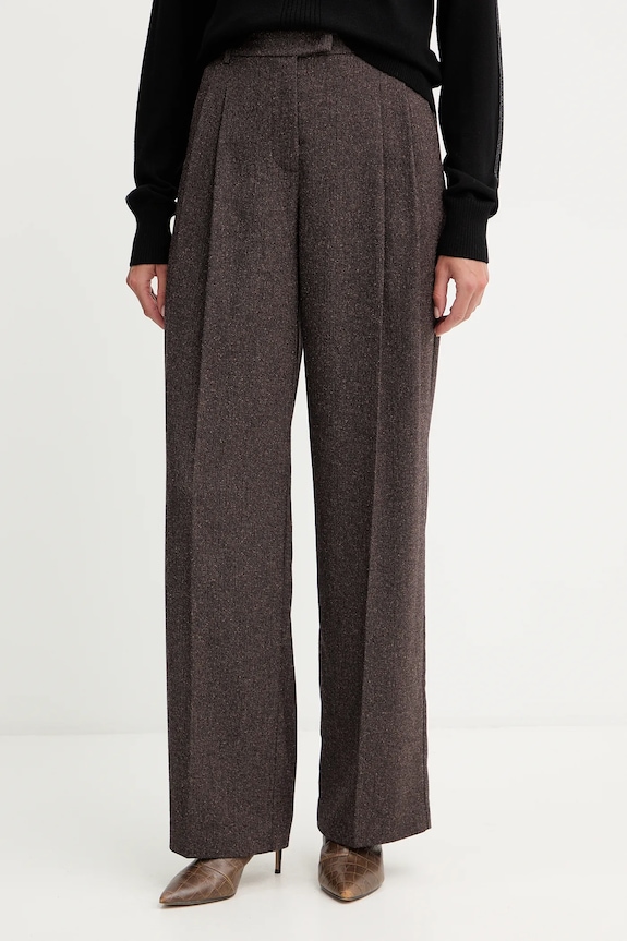 Patrizia Pepe pantaloni alta marrone 2P1700.A646