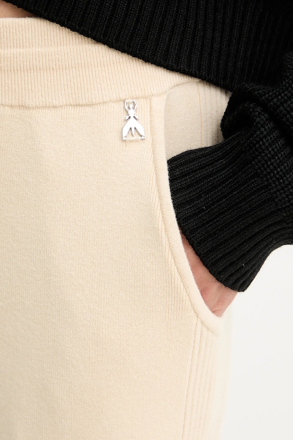 Ρούχα Παντελόνι φόρμας Patrizia Pepe 2P1704.K207 μπεζ