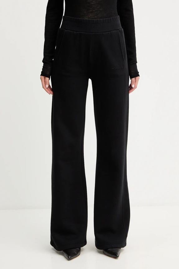 Βαμβακερό παντελόνι Patrizia Pepe βαμβάκι μαύρο 2P1718.J079