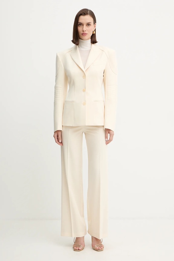 Παντελόνι Patrizia Pepe 2P1725.A498 μπεζ AW25