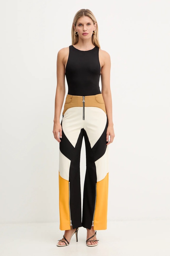 Παντελόνι Patrizia Pepe 2P1728.A498 πορτοκαλί AW25