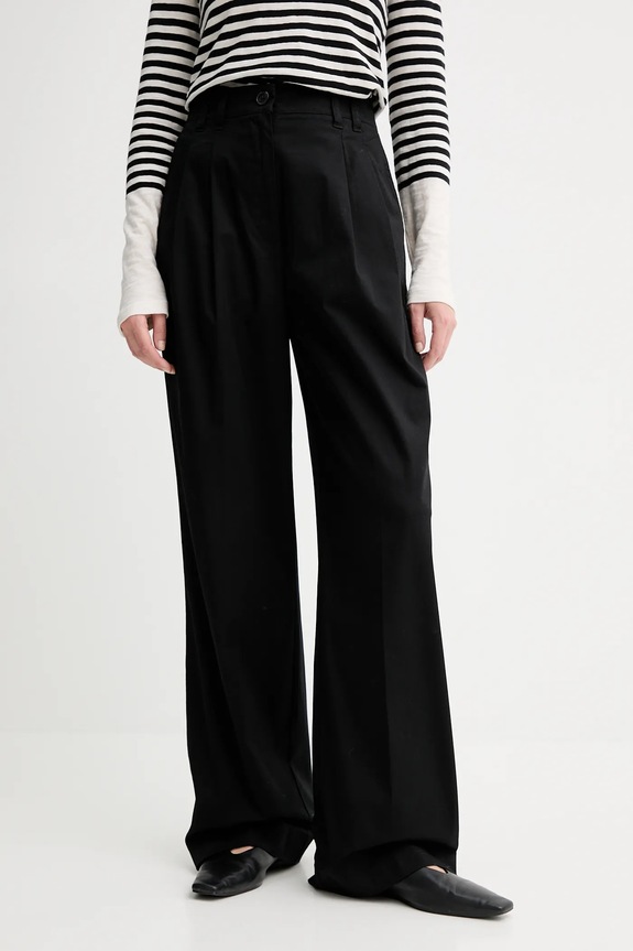 Marc O'Polo pantaloni alta nero 506034110105