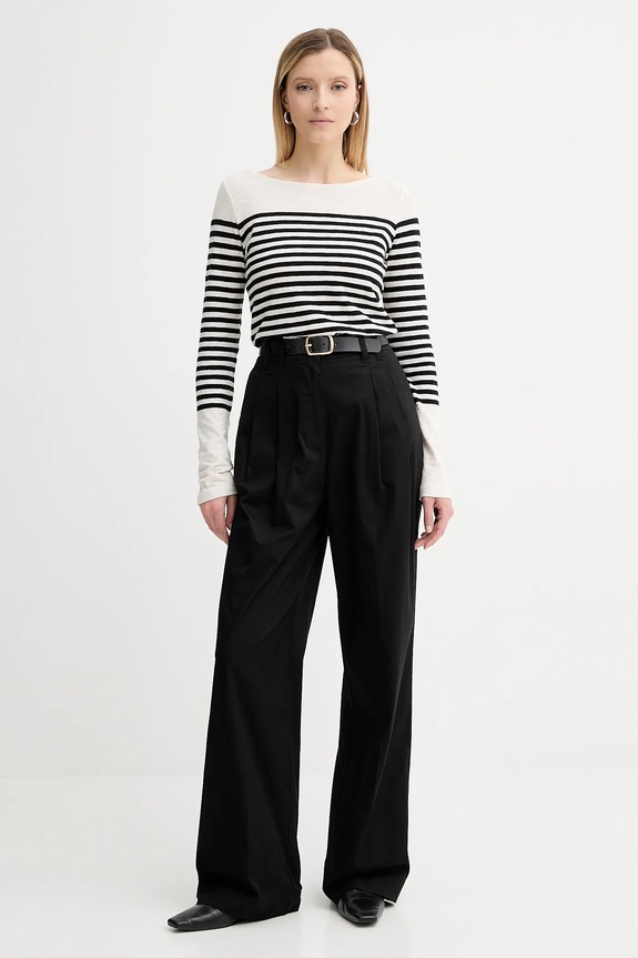 Marc O'Polo pantaloni 506034110105 nero AW25