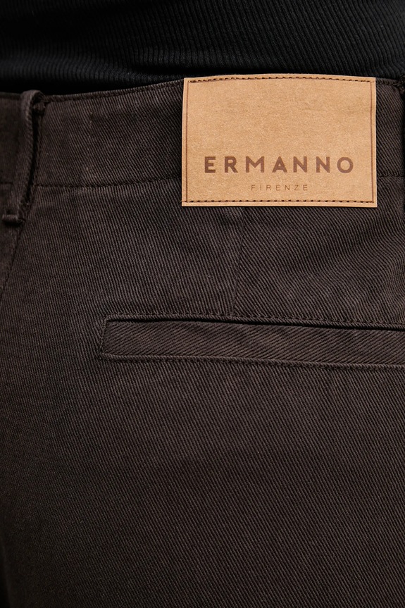 ERMANNO Firenze jeansy brązowy 57TP009EJ2AP