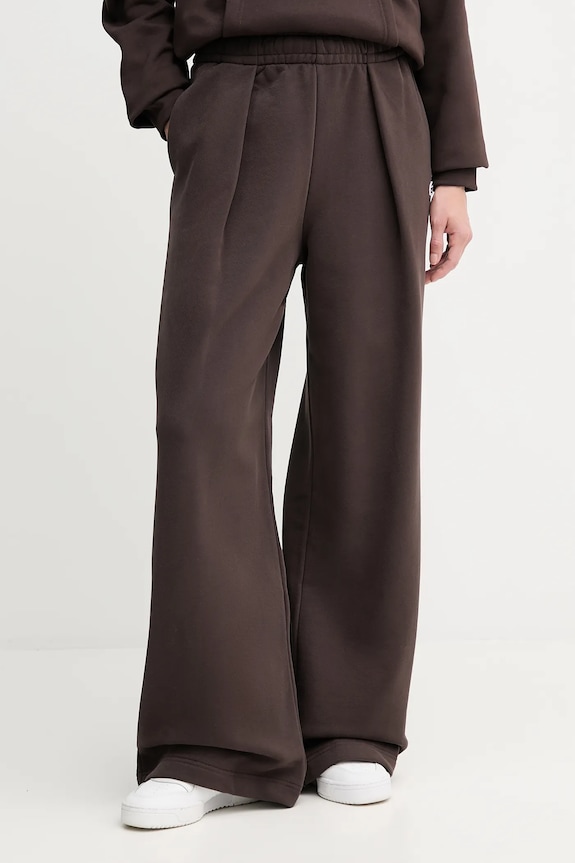 Lacoste pantaloni de trening din bumbac bumbac maro XF5248