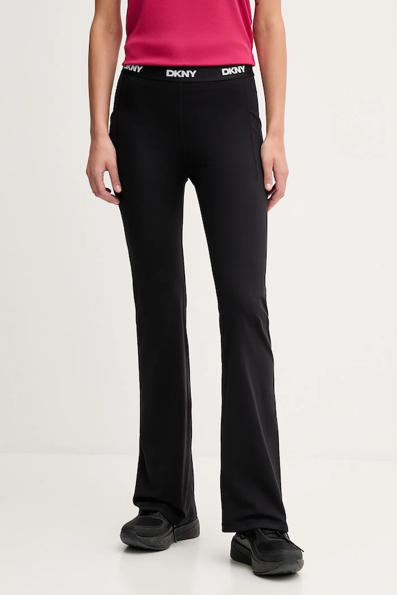 Леггинсы Dkny мелкий узор чёрный DP5P3656
