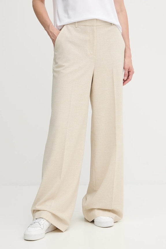 Nohavice Dkny s elastanom béžová UD5PS051