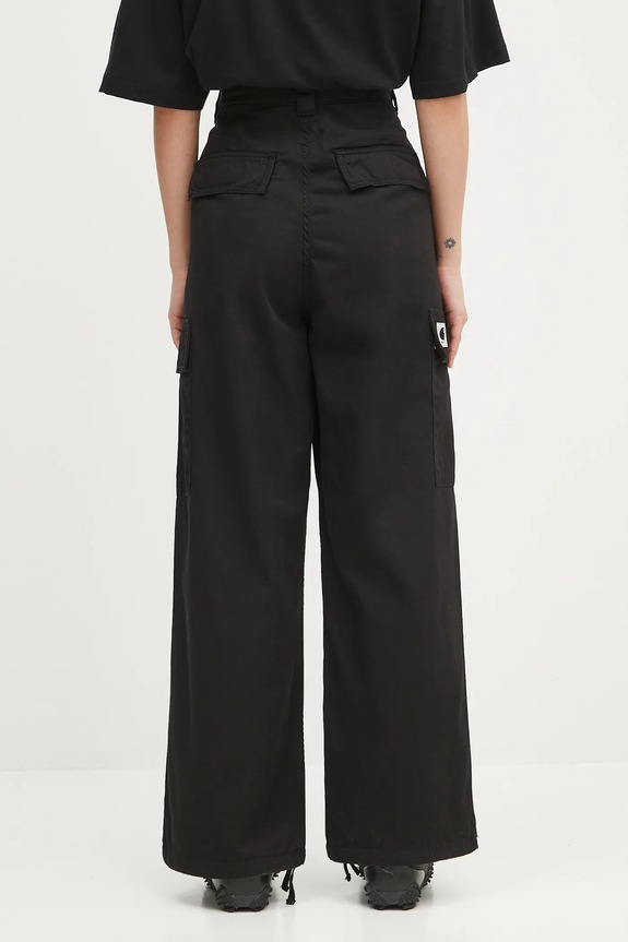 Odzież Carhartt WIP spodnie bawełniane W' Kingston I035580.89GD czarny