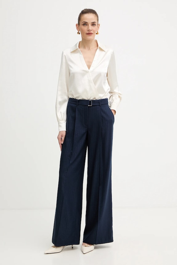 Guess pantaloni ZANITA W5BB13.W2422 bleumarin AW25