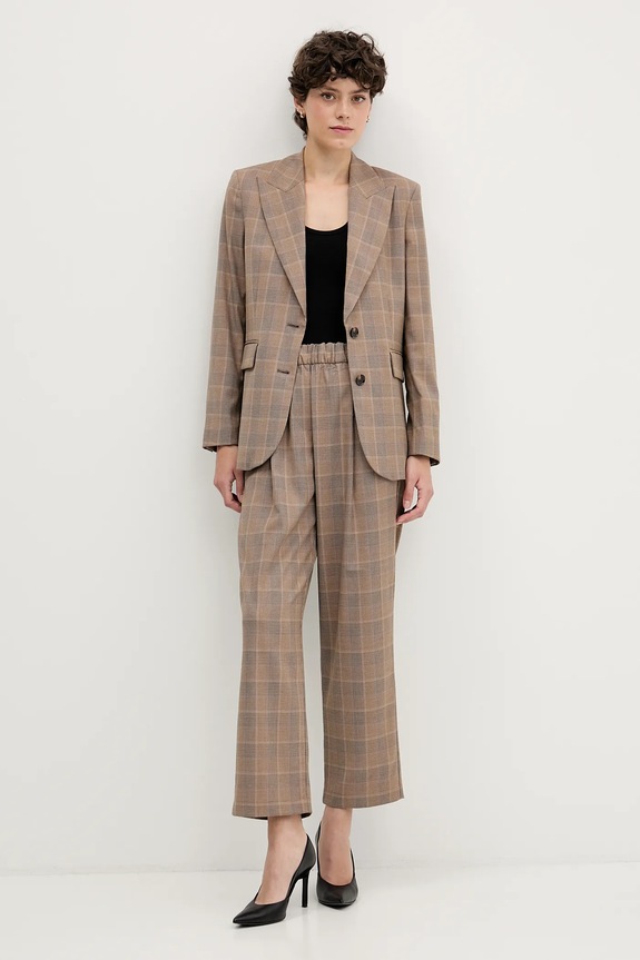 Sisley pantaloni 4L0SLF07I beige AW25