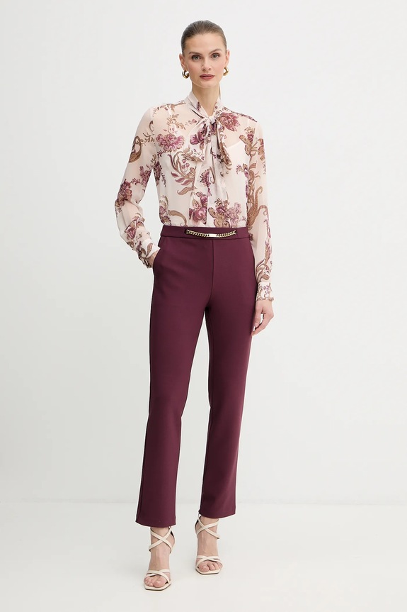 Marciano by Guess pantaloni LIA 5BGB04.6302A granata AW25