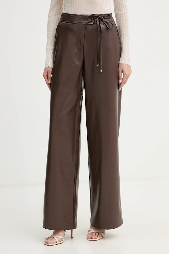 Marciano by Guess spodnie GLADYS prosty brązowy 5BGB08.7389A