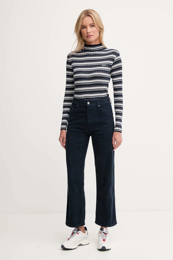 Hlače Pepe Jeans PL21000038 mornarsko plava AW25