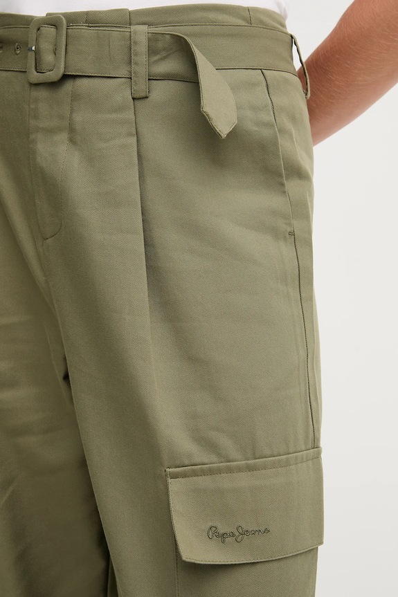 Pepe Jeans nadrág zöld PL2100016