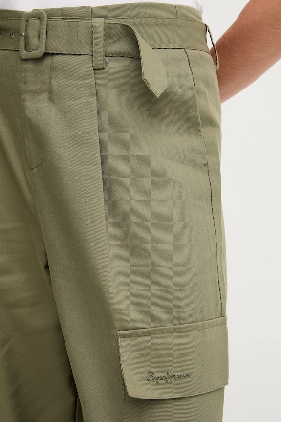 Pepe Jeans nadrág zöld PL2100016