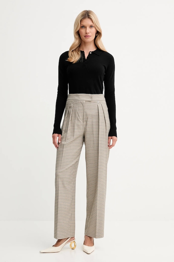 Twinset pantaloni 252AP2244 bej AW25