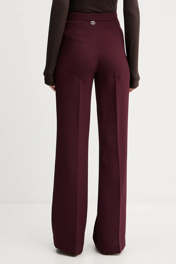 Ruházat Twinset nadrág 252TP2591 burgundia