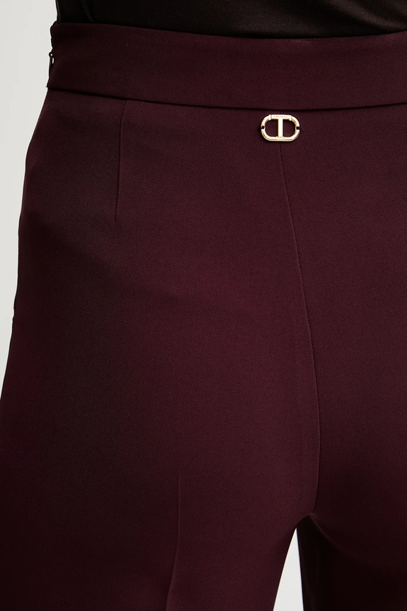 Twinset nadrág burgundia 252TP2591