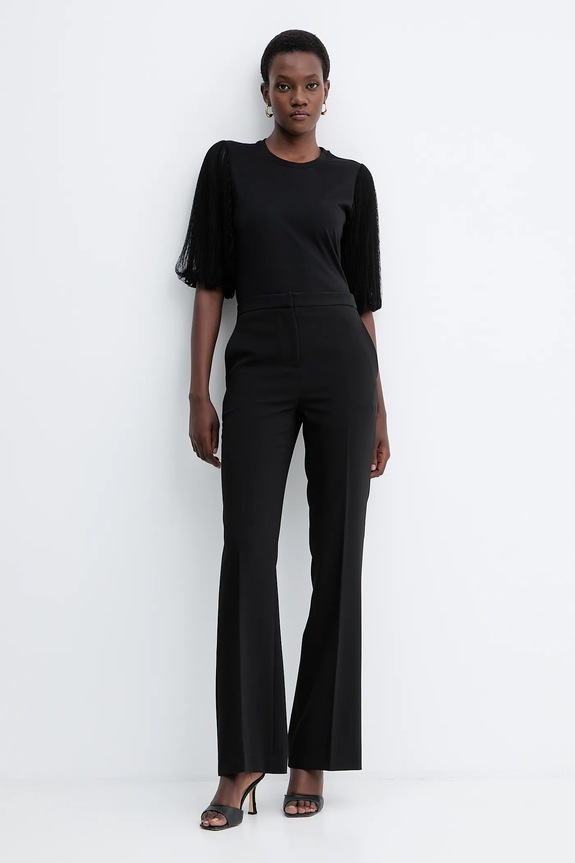 Twinset spodnie 252TT2232 czarny AW25
