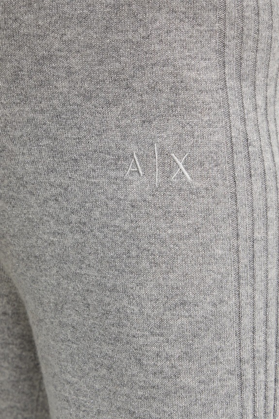 Hlače s dodatkom vune Armani Exchange siva XW001165.AF16181