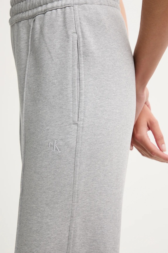 Παντελόνι φόρμας Calvin Klein Jeans γκρί LV047B240G
