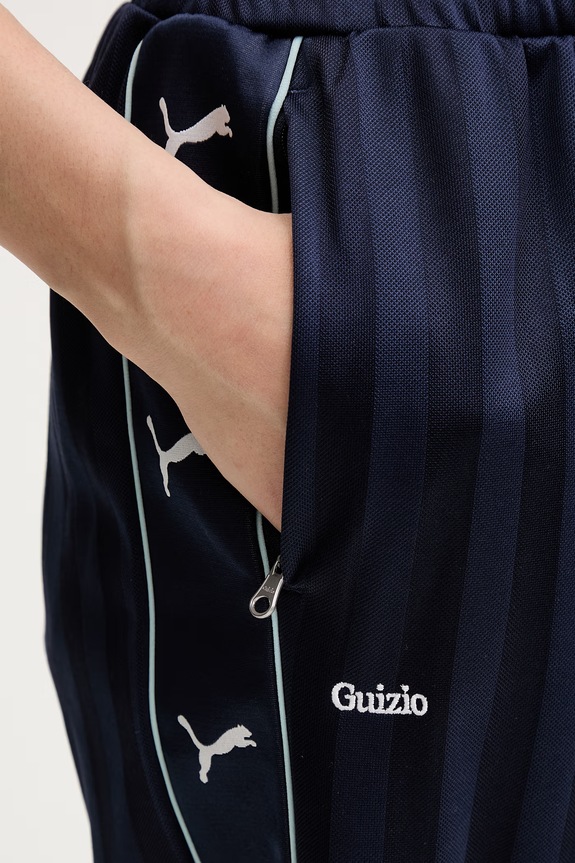 Puma teplákové nohavice dámske PUMA x GUIZIO 632561 tmavomodrá