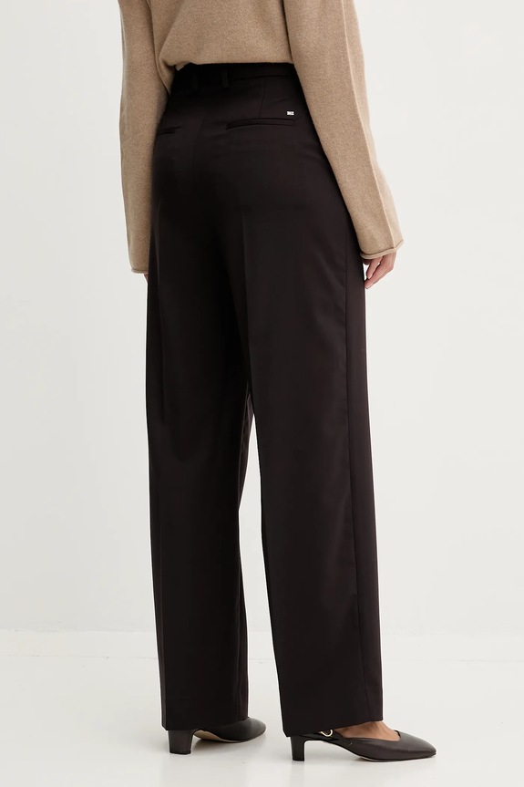 Abbigliamento Tommy Hilfiger pantaloni in lana WW0WW48362 granata